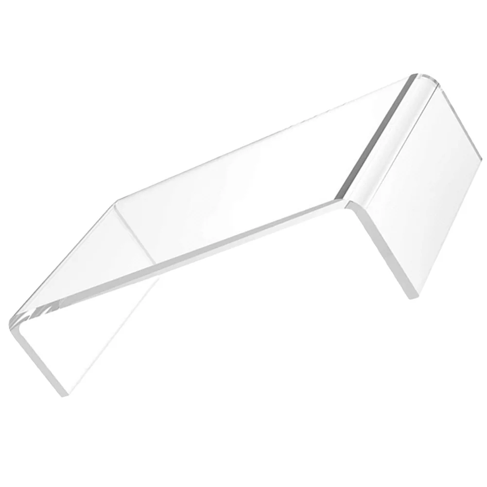 Clear Acrylic Monitor Stand 15Cm Height For Computer Laptop Ergonomic - Image 3