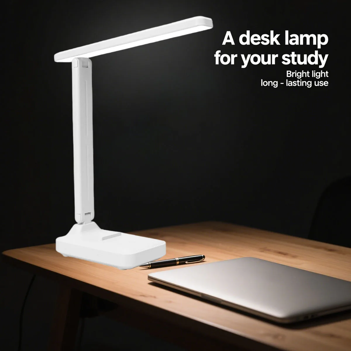 Single-Head LED Folding Desk LampEye Protection Reading Night
