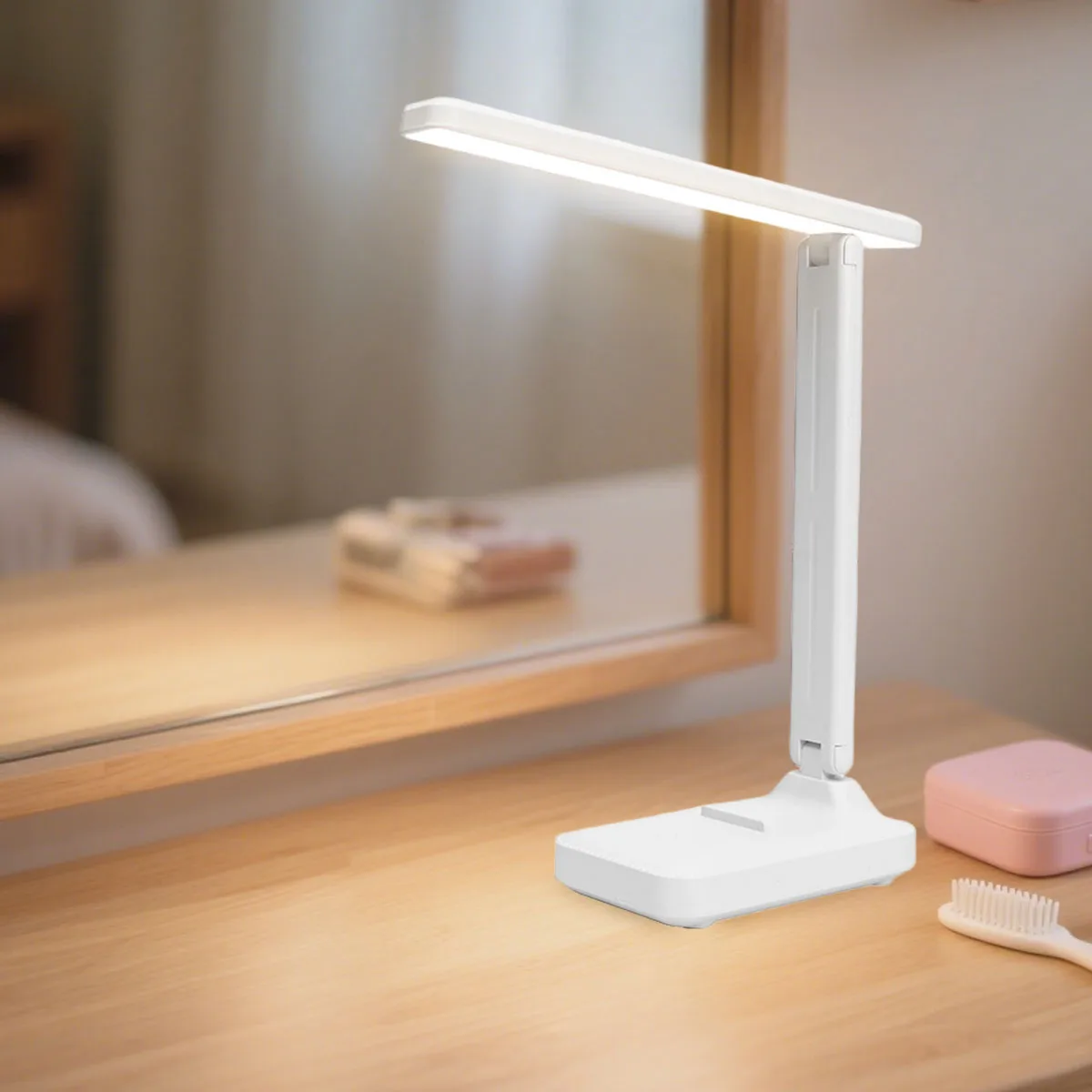 Single-Head LED Folding Desk LampEye Protection Reading Night - Image 5